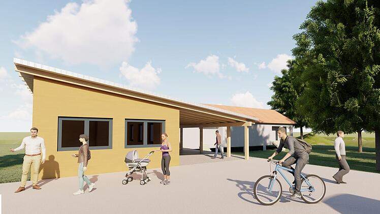Als einen Ort der Begegnung stellt sich Planer Gunther Czepera das neue Altenkunstadter Bootshaus am Main vor.  Foto: CAD-Zeichenbüro Czepera