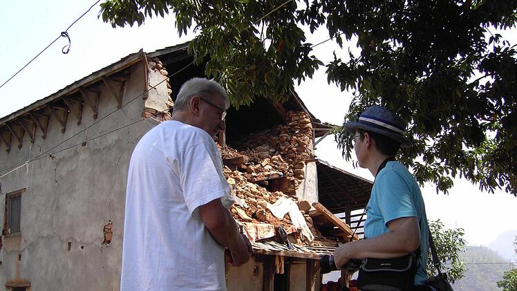Nepal nach den Erdbeben  Foto: Nepalhilfe Kulmbach