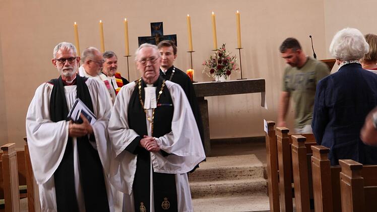 Beim Auszug aus der ChristuskircheJoseph Gebhard