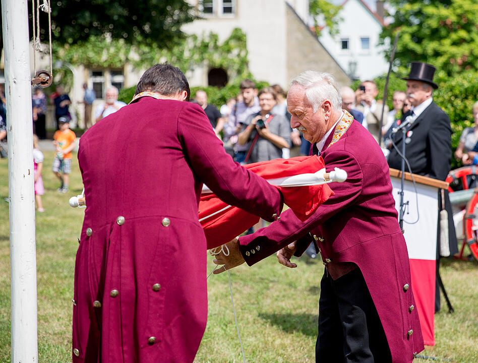Heimf&uuml;hrung der Braut des F&uuml;rsten Castell-R&uuml;denhausen