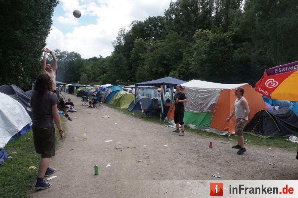 Rock im Park 2016 - Zeltplatz am Samstag