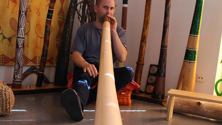 Marco Munsch hat vor zehn Jahren erstmals Bekanntschaft mit dem Instrument gemacht. Foto: Helke Renner