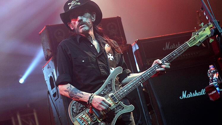 Motörhead-Sänger Lemmy Kilmister im Alter von 70 Jahren gestorben.  Foto: Andreas Gebert,dpa