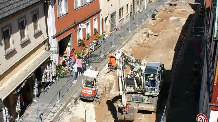 2007: Die Bauarbeiten laufen Foto: Matthias Einwag