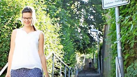 Zukunft offen: Die Treppe zwischen Salinen- und Friedrich-List-Straße wird - zumindest vorerst - doch nicht saniert. Der Stadtrat kassierte den entsprechenden Beschluss des Bauausschusses. Foto: Archiv/Mäuser