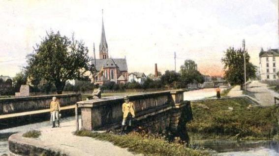 Diese Brücke über den Ludwig-Main-Donau Kanal ist längst abgerissen. Repro: FT