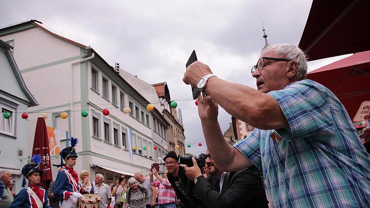 Eröffnung des Rakoczy-Festes 2022 am Marktplatz. Foto: Benedikt Borst