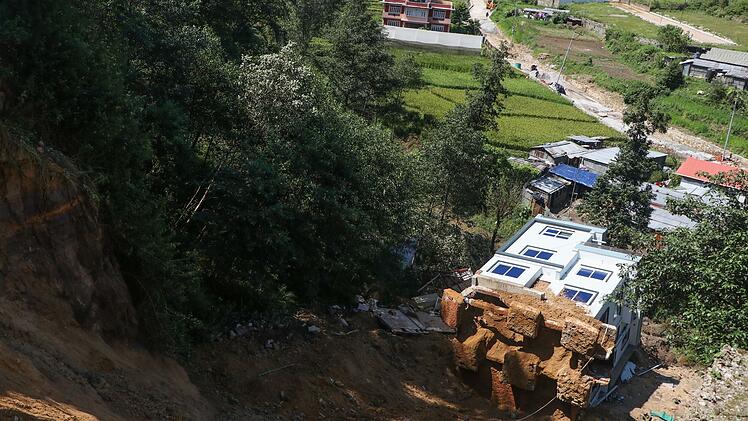 Erdrutsch in Nepal