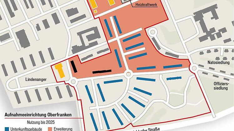 Die Verdreifachung der Aufnahmeeinrichtung gegenüber dem Ist-Stand heute stößt auf Widerstand der Stadt Bamberg und ihrer Bürger. Doch welche Aussicht auf Erfolg hat der Einspruch?