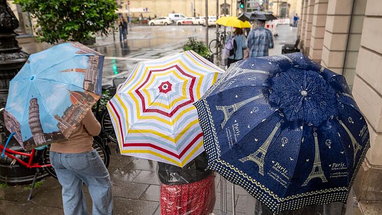 Regenwetter in Bayern