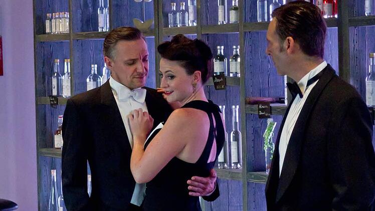 "Die Nostalgiker" gastierten in der "Destillerie Möbus" in Bad Rodach.Foto: Jochen Berger