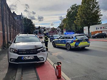 Ein Auffahrunfall ereignete sich am Montagnachmittag in der Wilhelm-Meußdoerffer-Straße. Foto: Christine Fischer