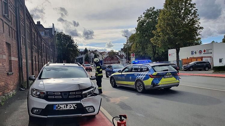 Ein Auffahrunfall ereignete sich am Montagnachmittag in der Wilhelm-Meußdoerffer-Straße. Foto: Christine Fischer