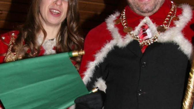 Das Prinzenpaar der Session mimten Vorsitzender Jürgen Schuberth und seine Frau Andrea.