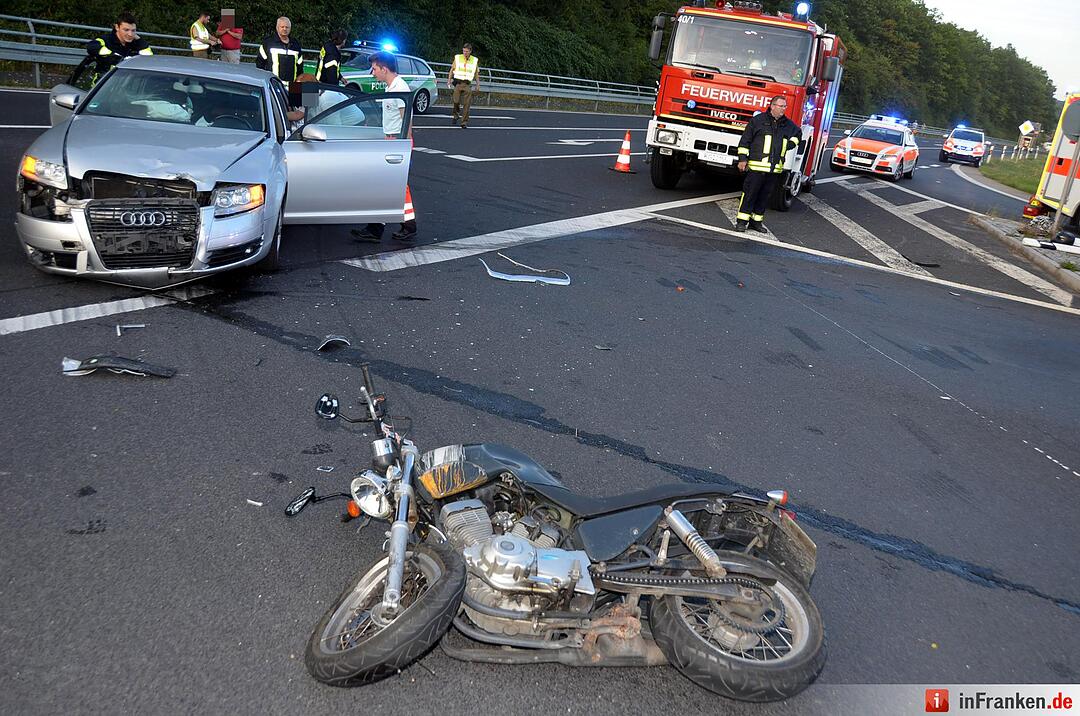 Unfall bei Oberthulba