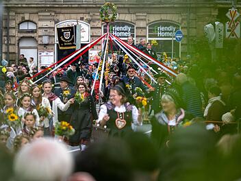 Fränkischer Erntedankfestzug in Fürth