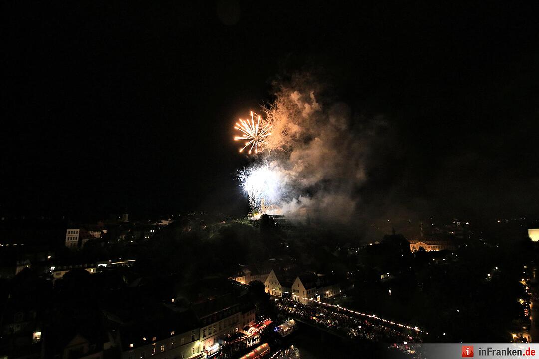 Sandkerwa-Feuerwerk in Bamberg