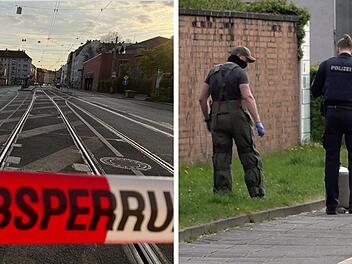 Nürnberg: Polizeieinsatz und Straßensperrungen wegen verdächtigem Gegenstand Nürnberg: Polizeieinsatz und Straßensperrungen wegen verdächtigem Gegenstand