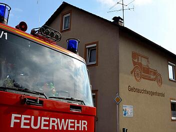 Schnell unter Kontrolle: Der Kaminbrand in Oberthulba. Foto: Rauch