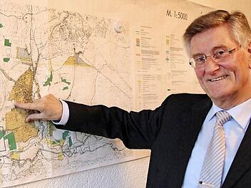 Der Flächennutzungsplan von Dormitz steht. Die Weichen für die Zukunft sind gestellt. Gerhard Schmitt blickt zufrieden auf seine Amtszeit.