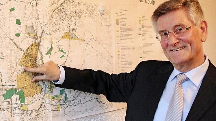 Der Flächennutzungsplan von Dormitz steht. Die Weichen für die Zukunft sind gestellt. Gerhard Schmitt blickt zufrieden auf seine Amtszeit.