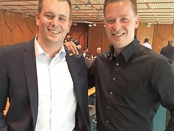 Das neue Geschäftsführer-Duo des HSC Steffen Ramer (26) und Florian Dotterweich (28).  Foto: Oliver Schmidt