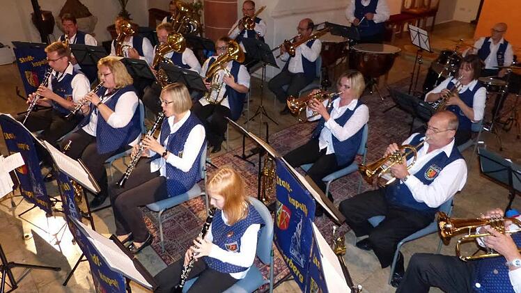 Die Stadtkapelle Kupferberg beim Konzert. Foto: Klaus-Peter Wulf