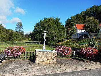 Der Brunnen in Zoggendorf Foto: Gartenbauverein Heiligenstadt