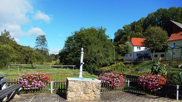 Der Brunnen in Zoggendorf Foto: Gartenbauverein Heiligenstadt