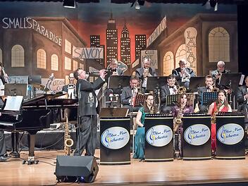 Das Blue Moon Orchestra verspricht einen beschwingten Konzertabend.