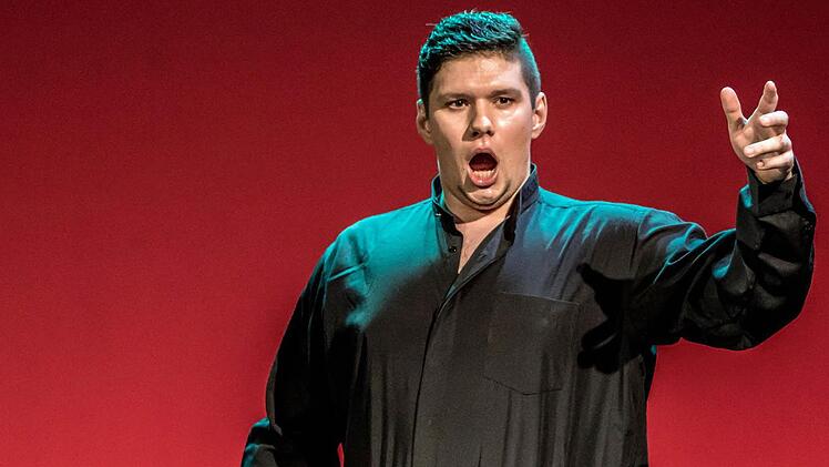 Jiri Rajnis bei seinem Auftritt in der ReithalleFoto: Jochen Berger