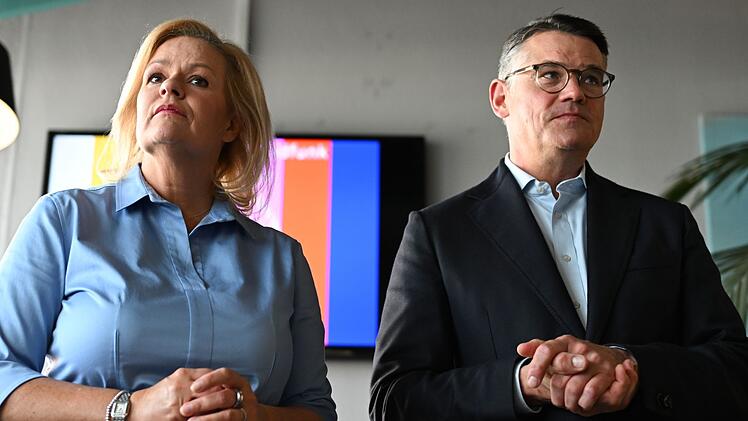 Nancy Faeser und Boris Rhein