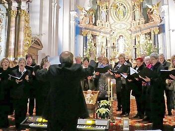 Der Kirchenchor Hammelburg ist mit Solisten am Sonntag, 7. Oktober, in der katholischen Stadtpfarrkiche zu hören.  Foto: Elfriede Böck