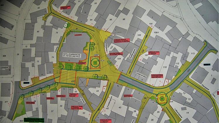 Alle Straßen innerhalb des alten Dorfringes und der Kirchplatz sollen erneuert werden.Sigismund von Dobschütz