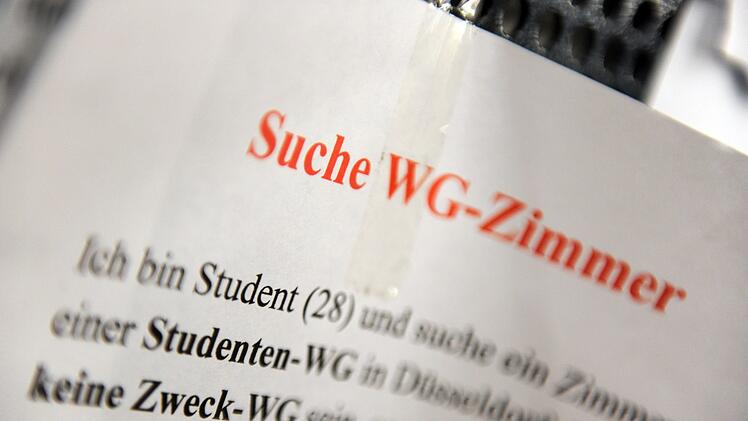 WG-Zimmer sind teuer (Archivbild)