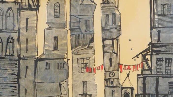 Heide Kunze-Lysek zeigt ausgewählte Werke im Coburger Ämtergebäude.Foto: Jochen Berger