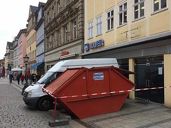 Die Umbauarbeiten in der Spitalgasse 5 haben begonnen. Foto: Oliver Schmidt