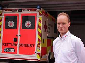 Andreas Seidl ist als erster "Rescue Manager" Bayerns beim BRK Kreisverband Bad Kissingen tätig. Foto: Benedikt Borst