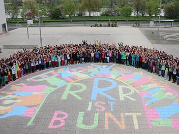Realschüler stehen ein für Intoleranz Fotos: Sabine Herteux