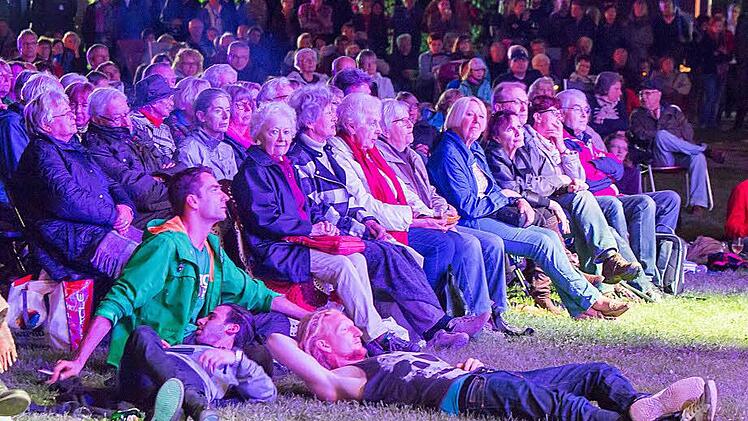 Musikfans genießen ganz entspannt der Klassik-Open-Air-Konzert.Foto: Albert Höchstädter