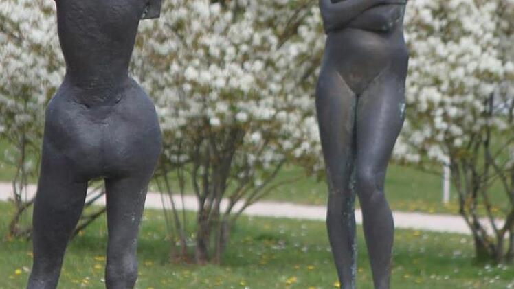 Wilhelm Uhligs Bronzeplastiken Foto: Matthias Einwag