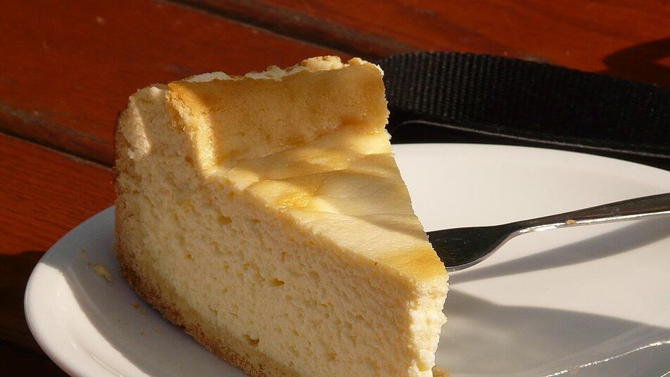 Es geht doch nichts &uuml;ber ein frisches St&uuml;ck K&auml;sekuchen.