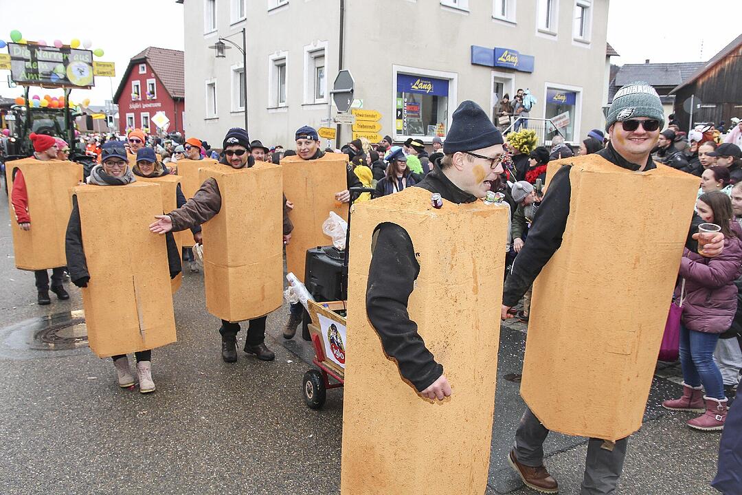 Großer Faschingsumzug  zum Stadtsteinacher Marktplatz
