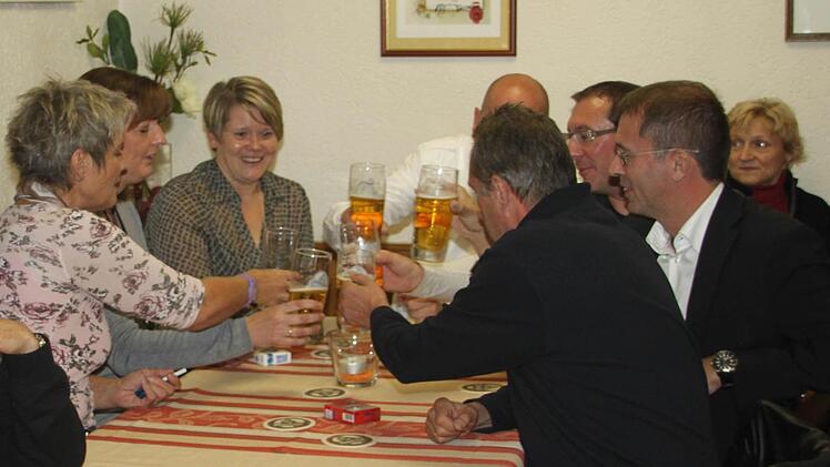 Trotzdem lässt man sich die Stimmung nicht vermiesen.