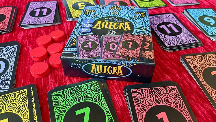 Allegra im Test - Starkes fränkisches Karten-Optimierspiel