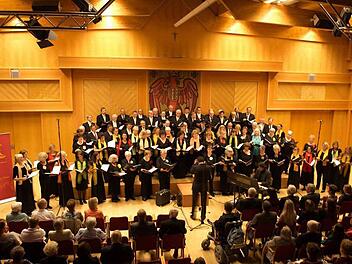 Ein gemeinsames Konzert gaben der Chor der "Kissinger Sängervereinigung" und der "Haydnchor" in der Bad Kissinger Partnerstadt Eisenstadt.   Foto: Carsten Ahlers