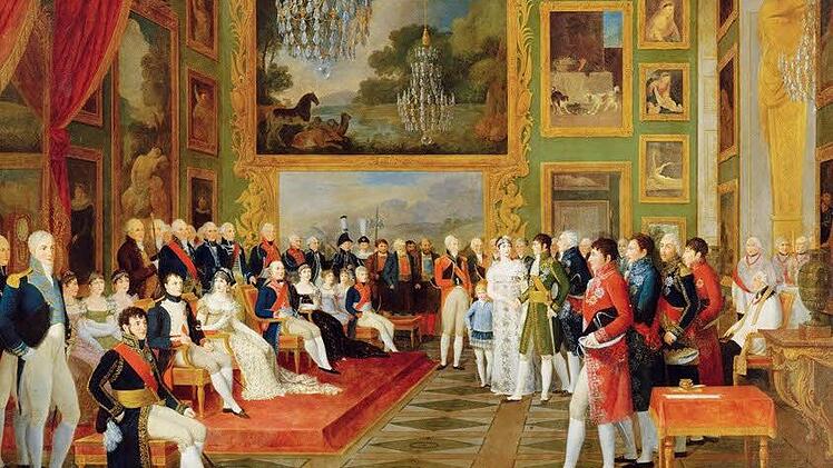 Ziviltrauung von Eugène de Beauharnais mit Prinzessin Auguste Amelie von Bayern in München, 13. Januar 1806. Foto: bpk | RMN | Gérard Blot | Jean Schormans