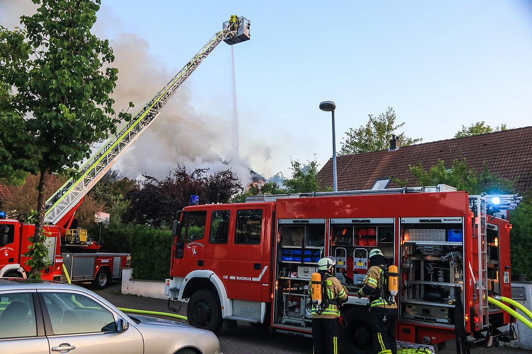 Brand in Bamberg am Pfingstmontag