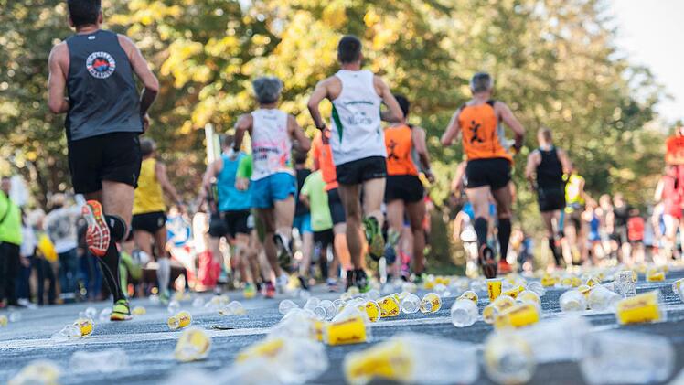 Impressionen vom Berlin-Marathon.  Foto: dpa