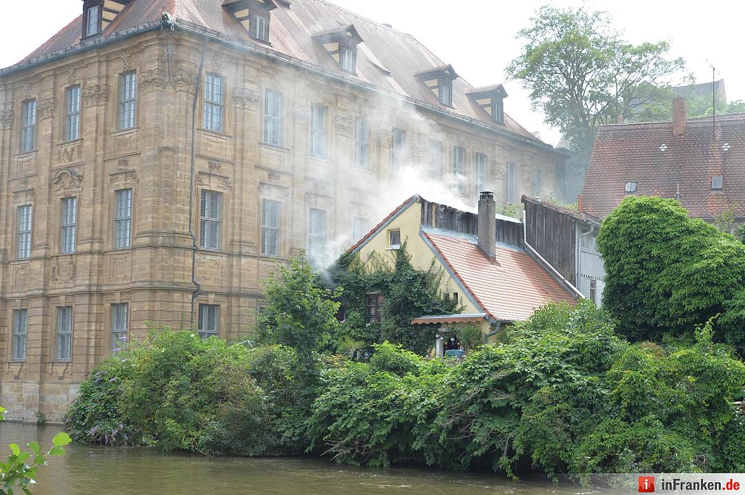 Brand in der Concordiastraße in Bamberg
